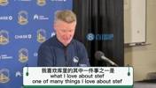 😻科尔10天前：我喜欢库里他总扔半场超远球 他不在乎命中率